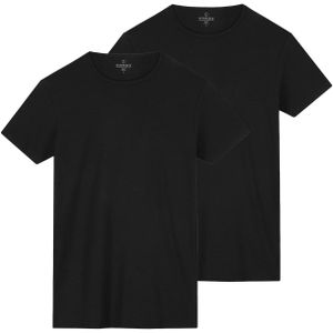 Dstrezzed Bronson 2 stuks ronde hals T-shirt bamboe mix herenondergoed (1 stuk), zwart., L