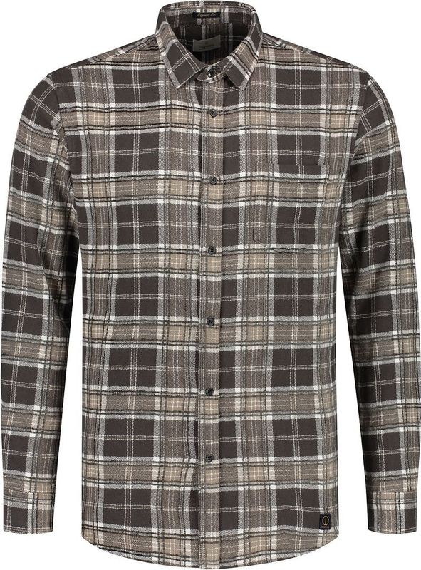 Dstrezzed - Chenille Overhemd - Grijs - Regular-Fit