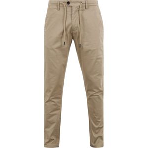 Dstrezzed - Lancaster Twill Knit Tapered Jogger - Beige - Chino Broek