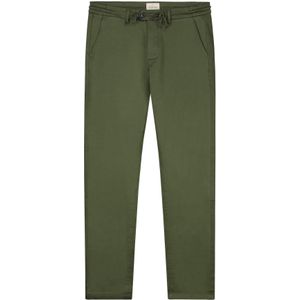 Lancaster - Sportbroek - Grijs - Katoen - Taps Toelopende Pasvorm