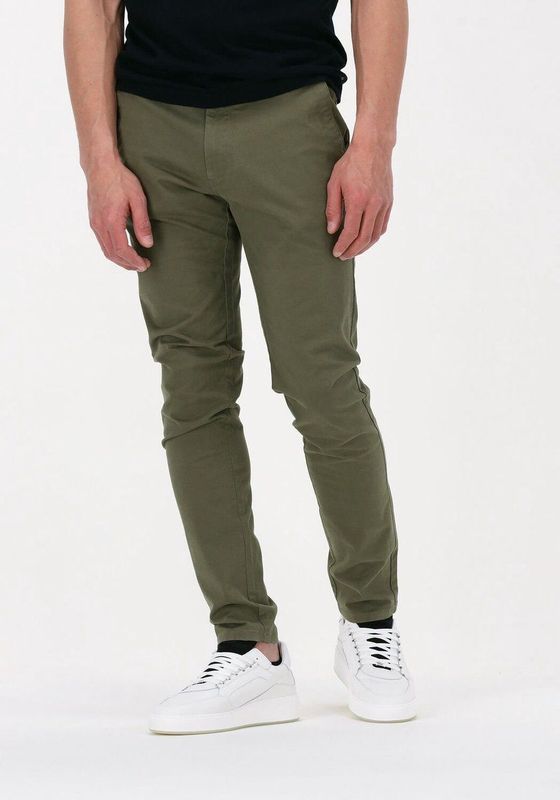 Dstrezzed Katoenen 5-Pocket Groen Charlie Chino Pants Stretch T 501656-NNOS/511