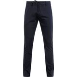Dstrezzed - Lancaster - Chino Broek - Donkerblauw - Licht Getailleerd