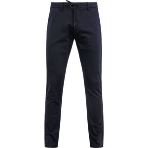 Dstrezzed - Lancaster - Chino Broek - Donkerblauw - Licht Getailleerd
