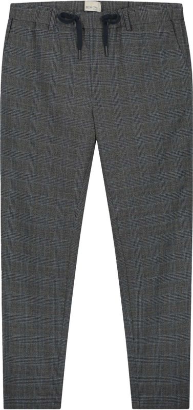Dstrezzed Viscose Check Lancaster Check Pant Grey Melange