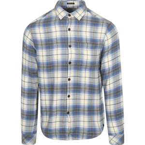 Dstrezzed - Stein - Flanel Overhemd - Blauw - Casual