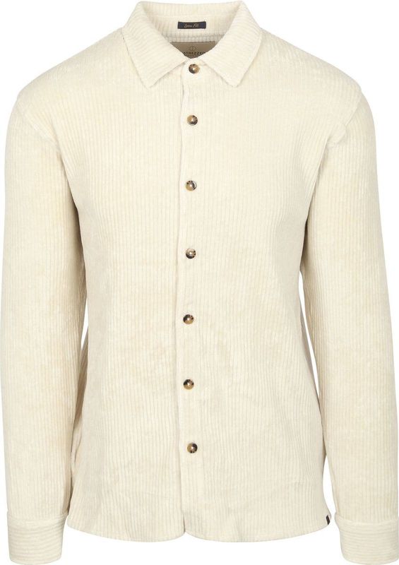 Dstrezzed - Overshirt Wyatt - Ecru - Katoen/Polyester/Elasthaan