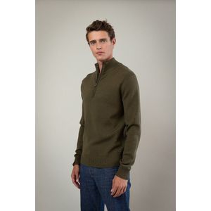 Dstrezzed Fell Skipper Truien & Vesten Heren - Sweater - Hoodie - Vest- Donkergroen