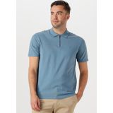 Dstrezzed - Taupe Zip Polo - Heren - Katoen