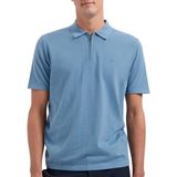 Dstrezzed - Taupe Zip Polo - Heren - Katoen