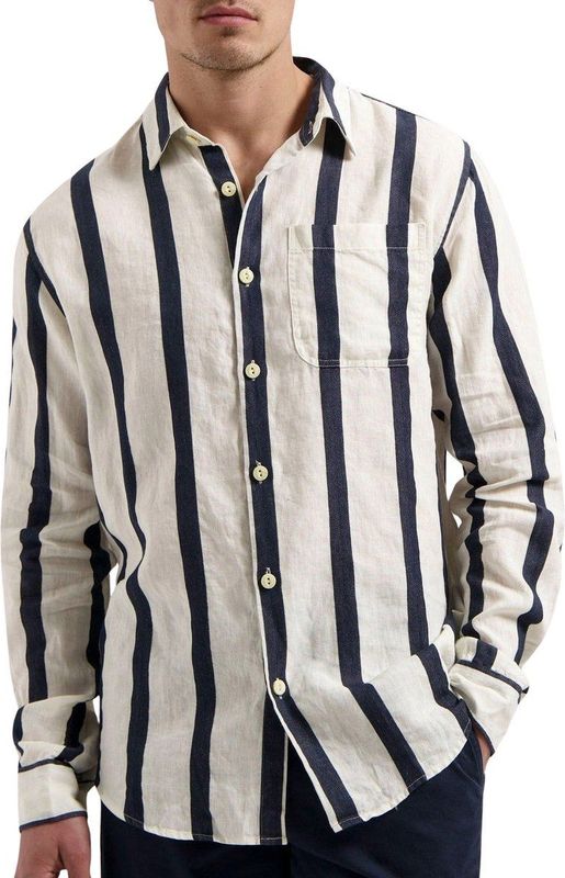 Dstrezzed Miller Shirt - Lange Mouwen - Heren - Ecru