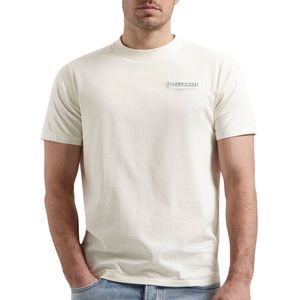 Dstrezzed Nickolas Graphic Tee Polo's & T-shirts Heren - Polo shirt - Ecru - Maat S