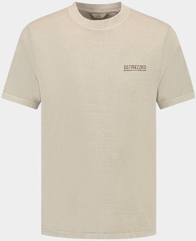 Dstrezzed Nickolas Graphic Tee - Polo Shirt - Beige
