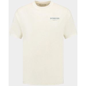 Dstrezzed T-shirt Korte Mouw - Beige Nickolas Graphic Tee