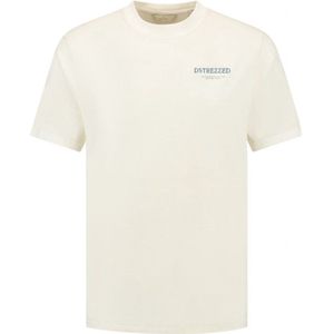Dstrezzed T-shirt Korte Mouw - Beige Nickolas Graphic Tee