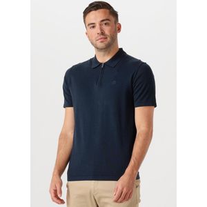 Dstrezzed Dorian Zip Polo - Donkerblauw