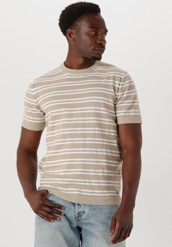 Dstrezzed Nereo Tee Polo Shirt - Beige - Heren