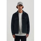 Dstrezzed - Vaso - Overshirt - Donkerblauw - Katoen - Regular Pasvorm