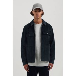 Dstrezzed - Vaso - Overshirt - Donkerblauw - Katoen - Regular Pasvorm