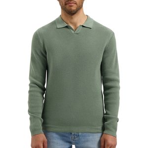 Dstrezzed - Kostas - Longsleeve Polo - Groen - Heren