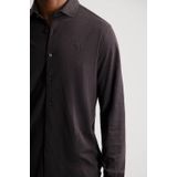 Dstrezzed - Casual Overhemd - Donkerbruin - Slim Fit