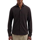 Dstrezzed - Casual Overhemd - Donkerbruin - Slim Fit