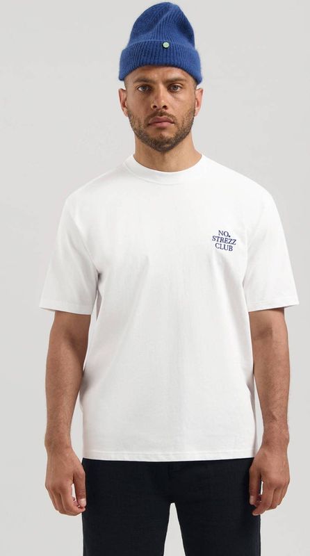 Dstrezzed - No Strezz Club Tee - T-shirt - Wit - Korte Mouw