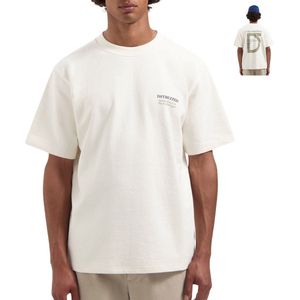 Dstrezzed - Lasse - T-shirt - Ecru - Losse Pasvorm - Korte Mouwen