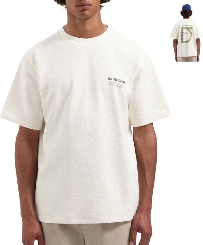 Dstrezzed - Lasse - T-shirt - Ecru - Katoen