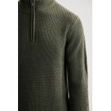 Dstrezzed - Skipper - Gebreide Trui - Donkergroen - Ingebreid Patroon