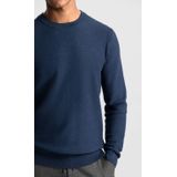 Dstrezzed - Mercury - Trui - Donkerblauw - Slim Fit - Ingebreid Patroon