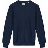 Dstrezzed - Mercury - Trui - Donkerblauw - Slim Fit - Ingebreid Patroon