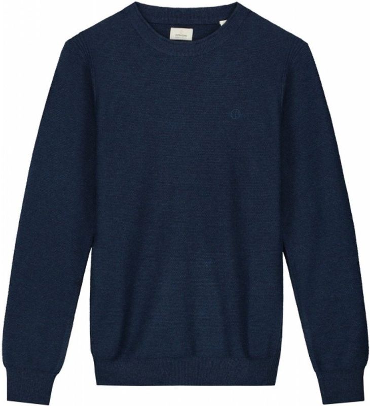 Dstrezzed - Mercury - Trui - Donkerblauw - Slim Fit - Ingebreid Patroon