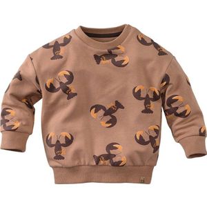 Z8 - Gavino - Sweater - Bruin/Oranje - Stretchkatoen