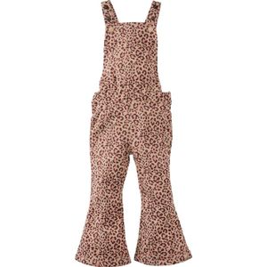 Z8 mini tuinbroek Dafne met panterprint zand/roze