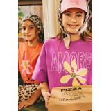 Z8 - Aniela - T-shirt - Paars - Cropped