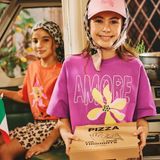 Z8 - Aniela - T-shirt - Paars - Cropped