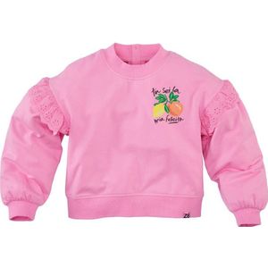 Z8 - Milena - Sweater - Rose - Zachtroze - Broderie-Ruches