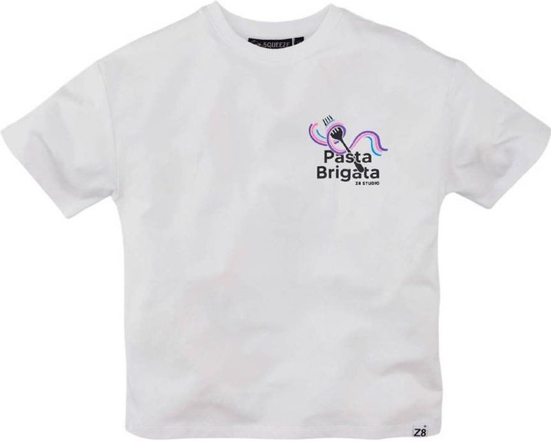 Z8 - T-shirt - Wit - Katoen en Elastaan