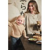 Z8 - Elvin - Grofgebreide Trui - Bruin