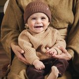 Z8 - Elvin - Grofgebreide Trui - Bruin