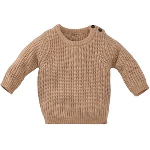 Z8 - Elvin - Grofgebreide Trui - Bruin