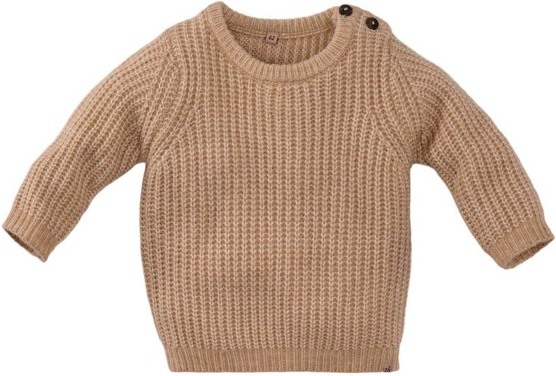 Z8 - Elvin - Grofgebreide Trui - Bruin
