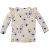 Z8 - Elizan - Longsleeve - Ecru/Lila - Met Ruches