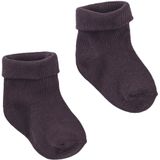 Z8 - newborn sokken - Paars - Huissokken