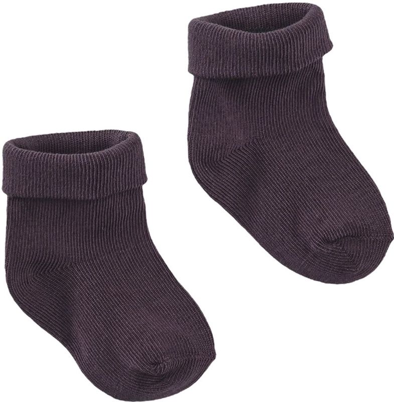 Z8 - newborn sokken - Paars - Huissokken