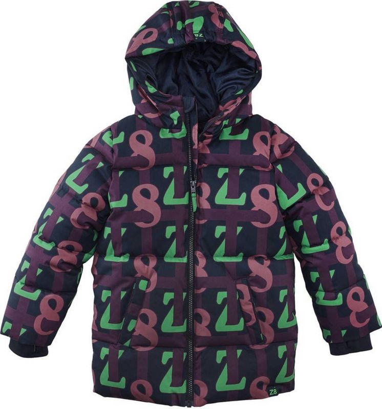 Z8 - Franklin - Winterjas - Meerkleurig - Voor Jongens - Maat 116-122