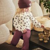 Z8 - Hinde - Longsleeve - Ecru/Donkeroood