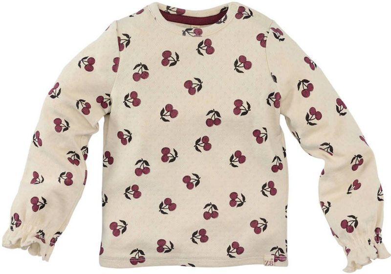 Z8 - Hinde - Longsleeve - Ecru/Donkeroood