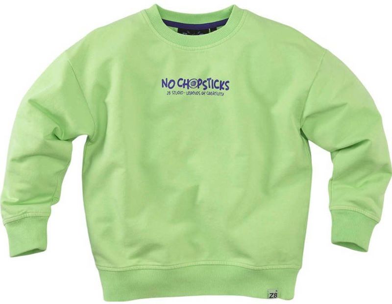 Z8 - Brex - Kids Sweater - Groen - Met Backprint