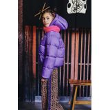 Z8 - Ameera - Wide Leg Broek - Bruin - Panterprint